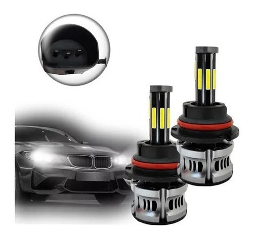 X2 Ampolleta Turbo Led 8 Caras 18000lm 9004/9007 12-24v /r&r