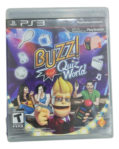 Buzz Quiz World Juego Original Ps3  (Reacondicionado)