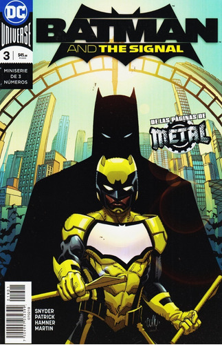 Comic Dc Universe Batman And The Signal # 3 