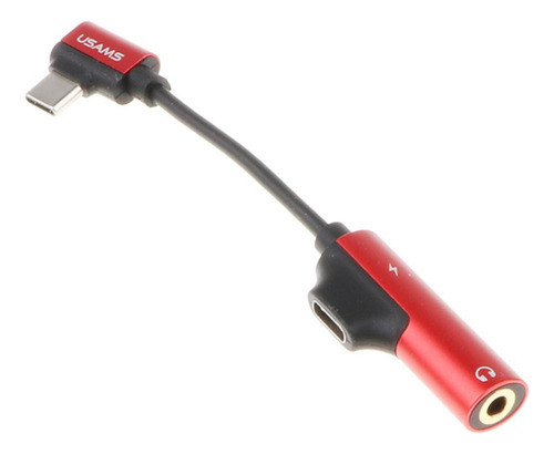 Conector De Carga Del Codo Tipo C Rojo .