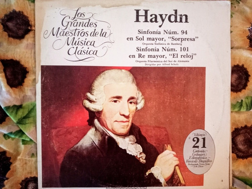 Grandes Maestros De La Música Clásica 21 Haydn Disco Vinilo