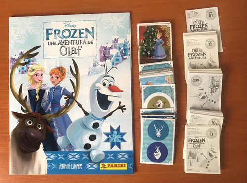 Album Frozen Una Aventura De Olaf Completo A Pegar