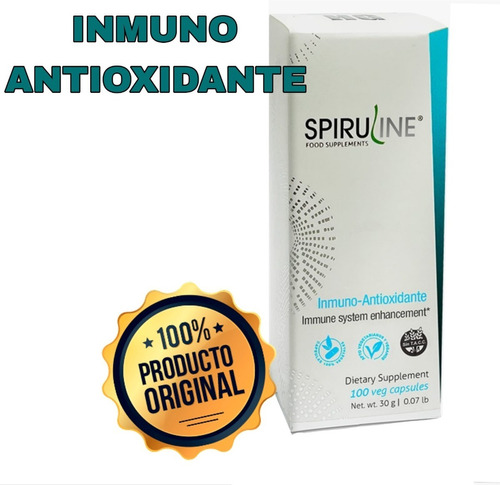 Spirulina Inmuno-antioxidante Spiruline Hgl 100 Caps X 300mg