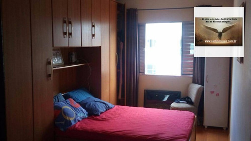 Imagem 12 de 18 de Sobrado Com 03 Dormitórios ( Suíte) , Cozinha , Churrasqueira , Residencial À Venda, Baeta Neves, São Bernardo Do Campo. - So0057