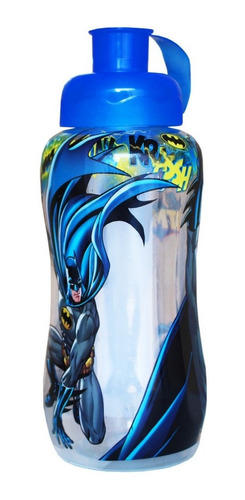 Garrafa Squeeze Batman Krassh Dc Warner Tubo De Gelo 550 Ml