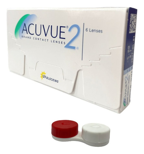 Lente De Contato Acuvue 2 Incolor Com Grau- Johnson + Brinde