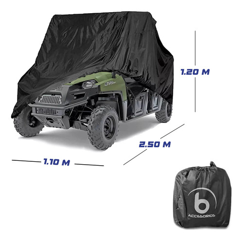 Funda Impermeable Utv Polaris Rzr Yamaha 2 Plazas