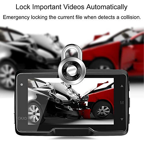 Goodts Dash Cam Fhd Car Recorder Inch Lcd Screen °wide