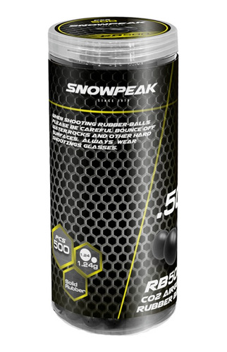 Snowepeak Rubber Balls Cal.50 Bolas De Goma Por 500 Unidades