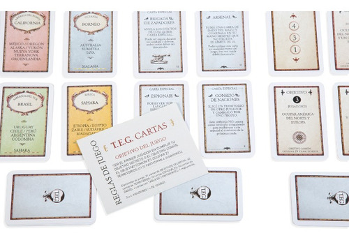 Juego Teg Cartas - Original Yetem