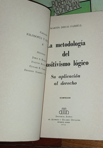 5 Libros De Derecho: Positivismo Logico/lecciones Y Ensayos (Usado)