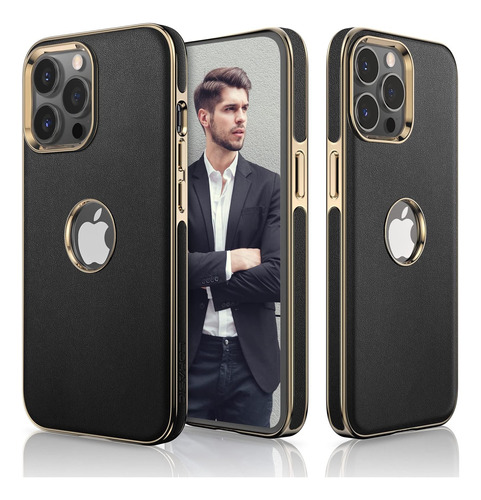 Funda iPhone 13 Pro Max Lohasic Negro Elegante