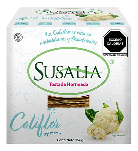 Tostada Susalia Horneada Coliflor 156g