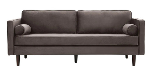 Sofa 3 Cuerpos Polo Living Furniture Marron