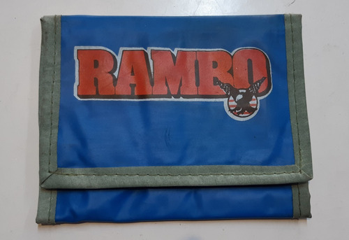 Billetera De Rambo Vintage Con Velcro El Jabali