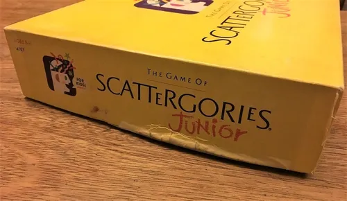 Juego Mesa Scattergories Jr Completo 1989 Vintage En Ingles (Usado)