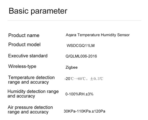 Sensor De Temperatura Y Humedad Aqara Wsdcgq11lm Tiempo Real