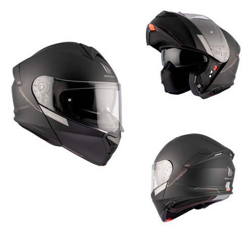 Casco Abatible Mt Helmets Genesis Sv Doble Certificación