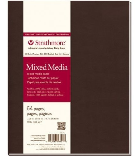 Strathmore 5677 500 Series Softcover Mixed Media Art Journal