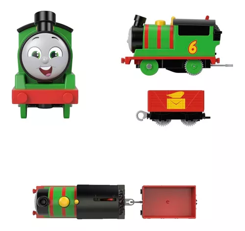 Trem - Thomas E Seus Amigos - Pressione E Vá Acrobacias - Percy - Verde -  Mattel