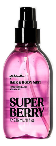 Victorias Secret Pink Super Berry Hair & Body Mist 236 Ml