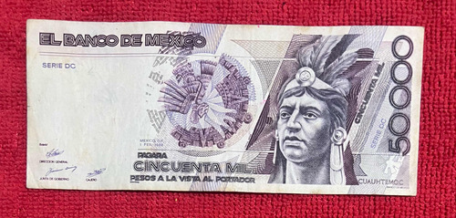 Billete 50,000 Pesos México 