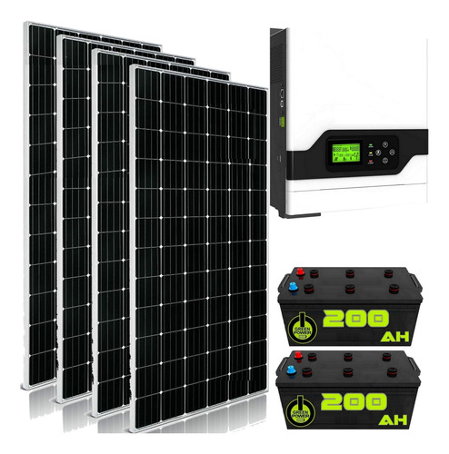 Kit Solar (sharp) 3.300w Dia Inverter 3kw Panel 330w   T7 