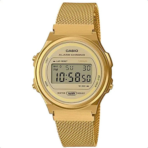 Reloj Casio Vintage Retro Dorado A-171wemg-9a Casio Centro