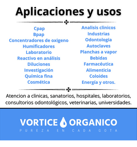 Agua Bi Destilada 2 Litros