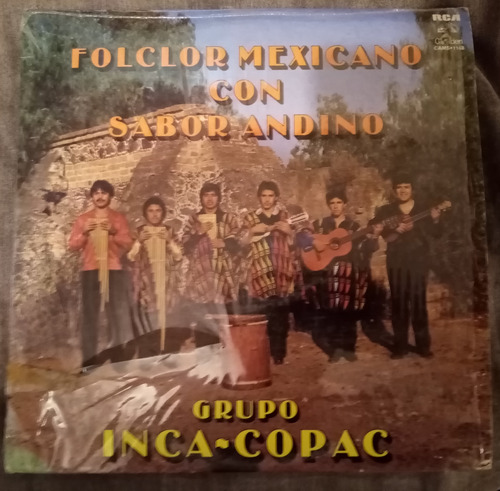 Disco Lp Grupo Inca-copac  Folclor Mexicano 