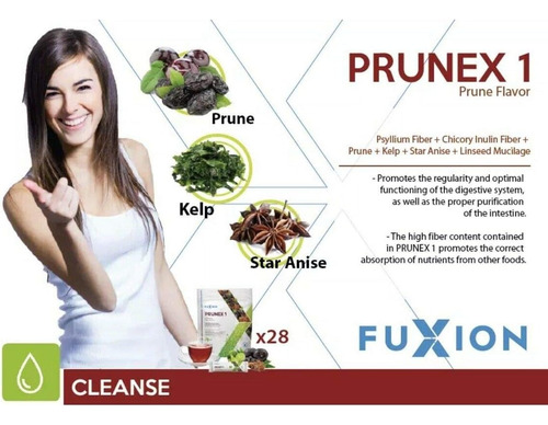 Fuxion Prunex - Detox - Limpieza De Colón - Descenso De Peso Guindon