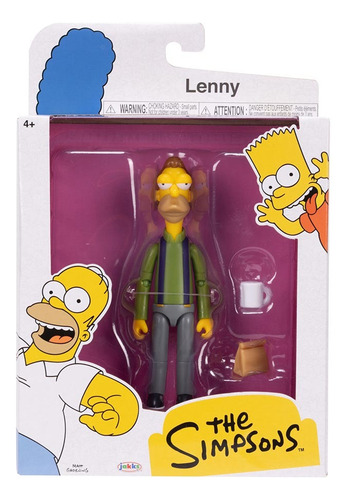 Boneco Lenny De 12cm Com Café - Os Simpsons