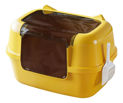 Caja De Arena Para Gatos Totalmente Cubierta Con Tapa Con
