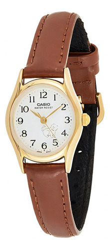 Reloj Casio Ltp_1094q_7b7r Marrón Mujer