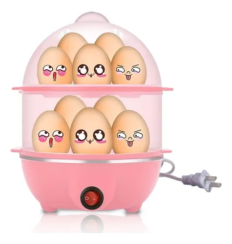 Vaporizador Microondas Para Huevos Poacher 2 Tazas - Cocedor Huevos Escalfados Con Drenaje - Utensilio Cocina BPA Free