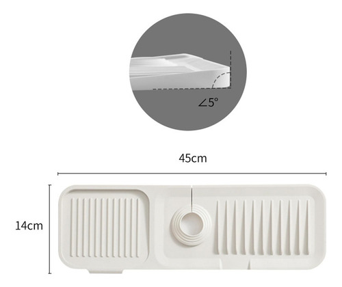 2 Almohadillas Absorbentes Para Grifo, Lavables, Para Beige