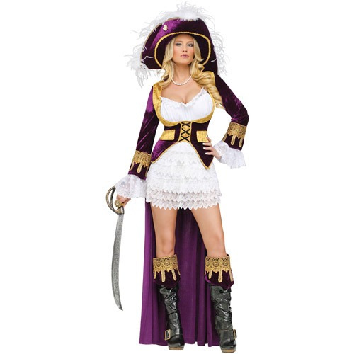 Disfraz De Pirata Sexy Para Mujer Talla: S/m Halloween