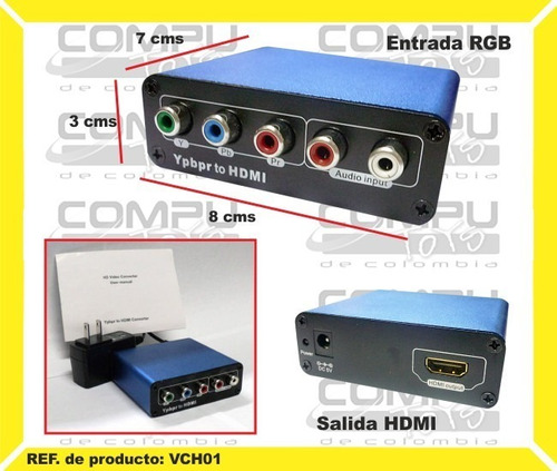 Transforme Señal Disp Rgb A Hd Ref: Vch01 Computoys Sas