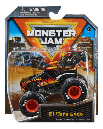 Monster Jam El Toro Loco - Camiones Monstruos A Escala 1:64