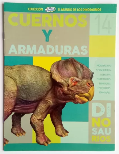 Fascículo Mundo Dinosaurios # 14 Cuernos Armaduras Billiken
