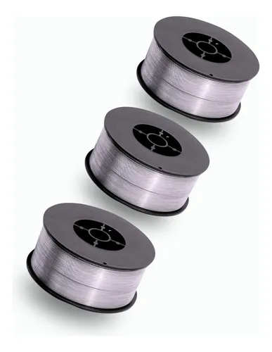 comprar 3 Pcs Arame Solda Mig Inox 308l 0.8mm Uso Com Gás Rolo 1kg