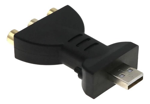 Adaptador De Audio Y Vídeo De 4 Usb Macho A 3 Rca Hembra Av