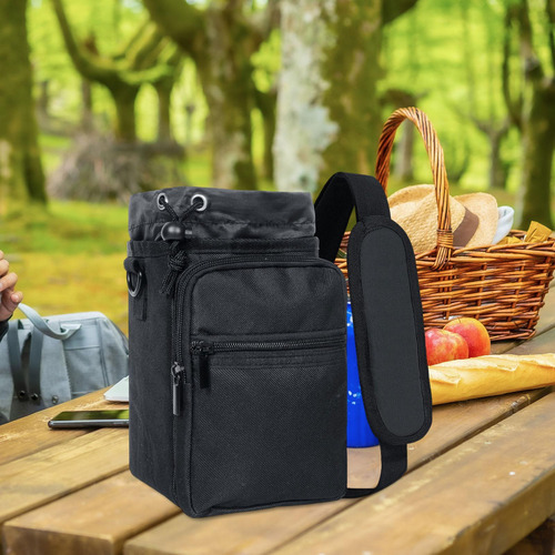 Bolsa Portabotellas De Agua, Bolso De Hombro Con Cordón Y