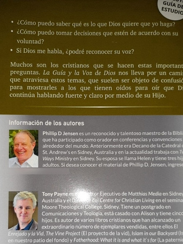 La Guía Y La Voz De Dios De Philip D Jensen Y Tony Payne