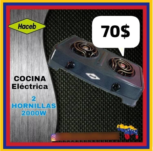 Cocina Electrica Haceb 2 Hornillas, Nuevas.