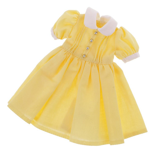 Vestido Para Muñeca Blythe Amarillo