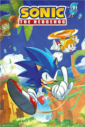 Póster De Sonic The Hedgehog (sonic & Tails) (24  X 36 )