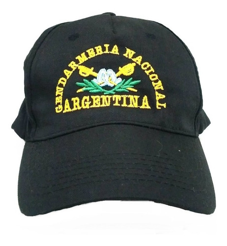 Gorra Bordada Negra Gendarmeria Nacional