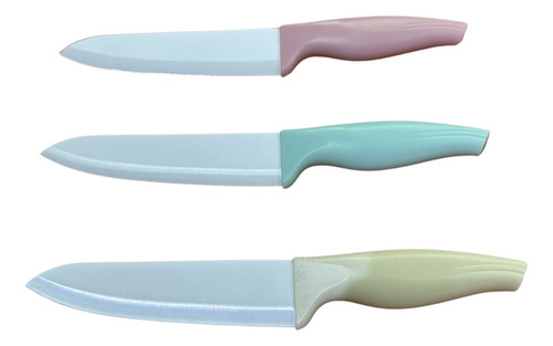 Cuchillo Cerámica Mango De Silicona 28cm