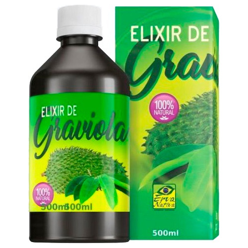 12x Chá De Elixir De Graviola Plus Mel 500 Ml